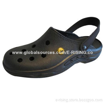 ESD clog shoes in black